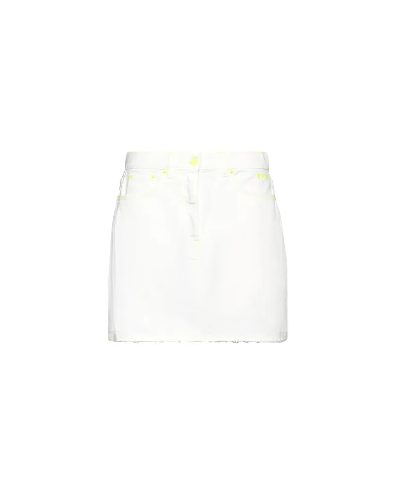 MSGM HOSEN & RÖCKE - Jeansröckeauf YOOX.COM Weiß