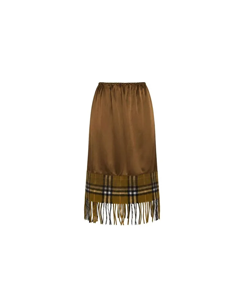 Burberry HOSEN & RÖCKE - Midi-Röckeauf YOOX.COM Khaki