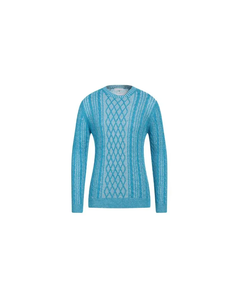 Daniele Fiesoli STRICKWAREN - Pulloverauf YOOX.COM Azurblau