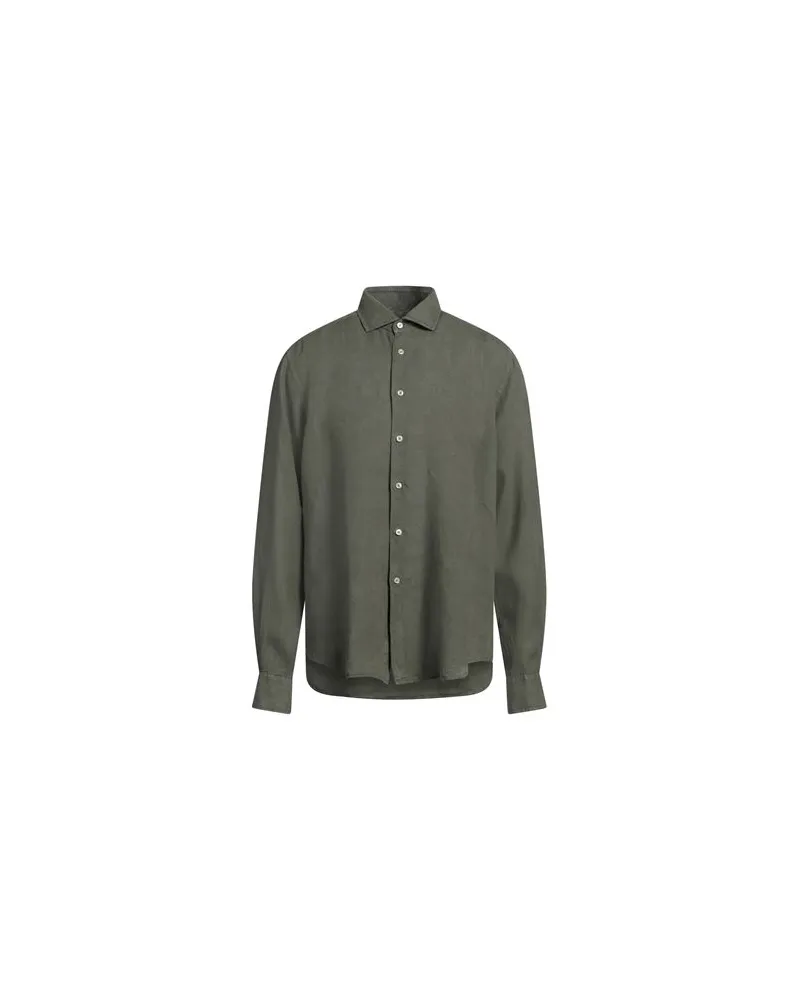 XACUS TOPS - Hemdenauf YOOX.COM Militärgrün