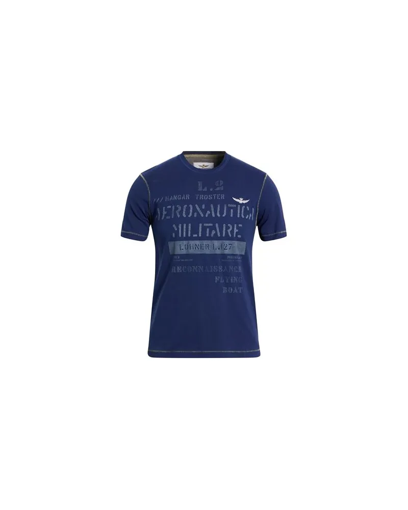 Aeronautica Militare TOPS - T-shirtsauf YOOX.COM Marineblau
