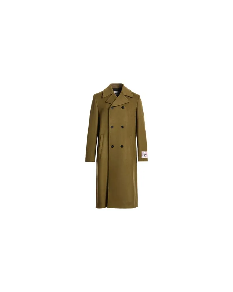 MSGM JACKEN & MÄNTEL - Mäntelauf YOOX.COM Militärgrün