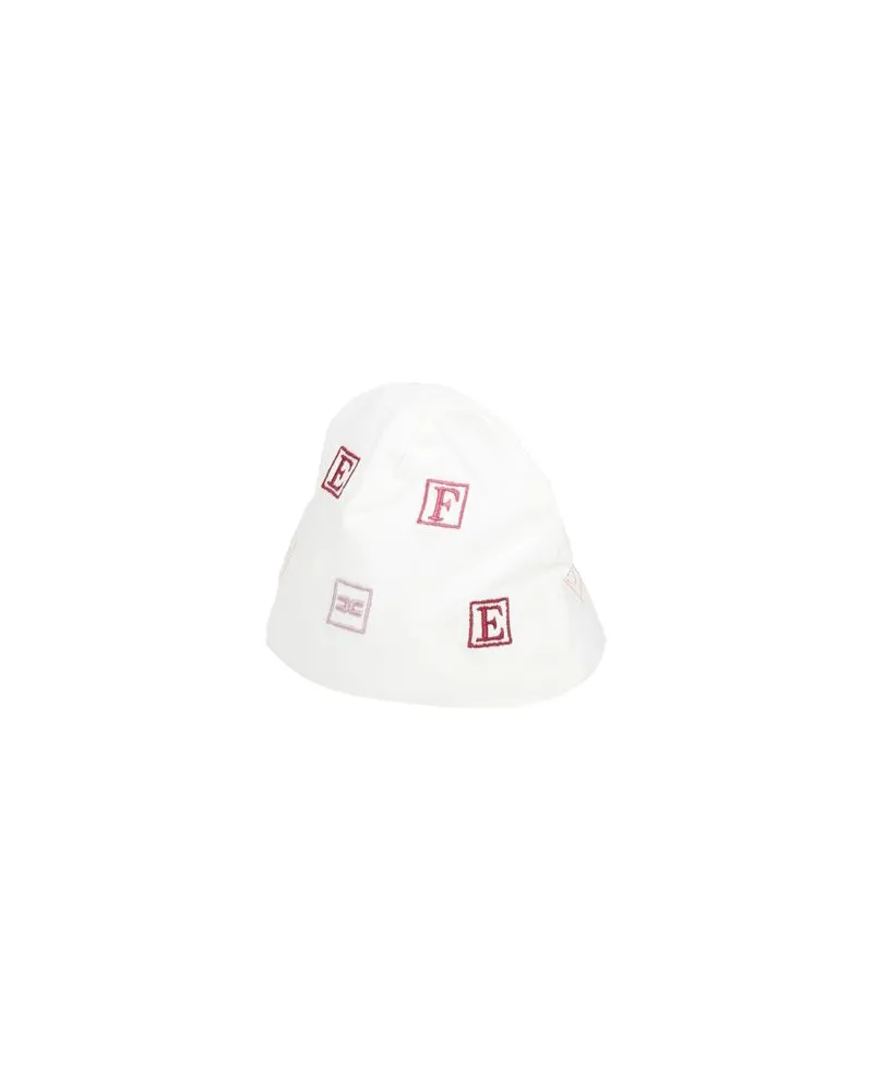 Elisabetta Franchi LA MIA BAMBINA - ACCESSOIRES - Mützen & Hüteauf YOOX.COM Elfenbein