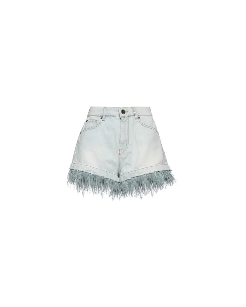 Twin-Set HOSEN & RÖCKE - Jeansshortsauf YOOX.COM Blau