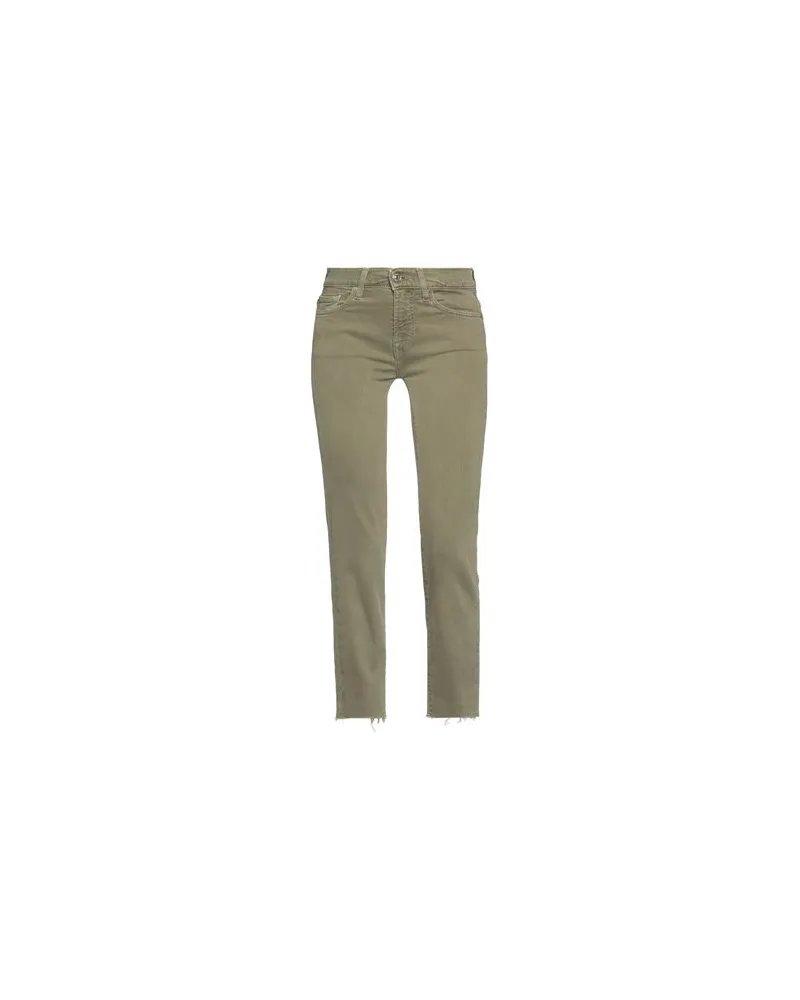 7 for all mankind HOSEN & RÖCKE - Jeanshosenauf YOOX.COM Militärgrün