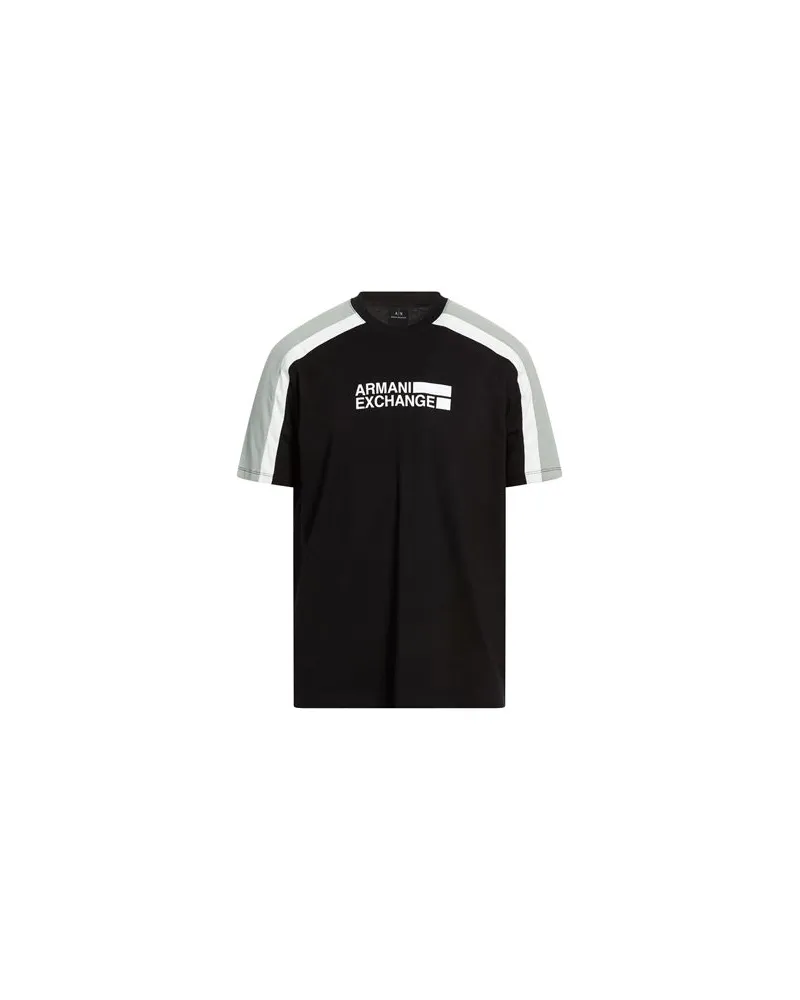 Armani Exchange TOPS - T-shirtsauf YOOX.COM Schwarz