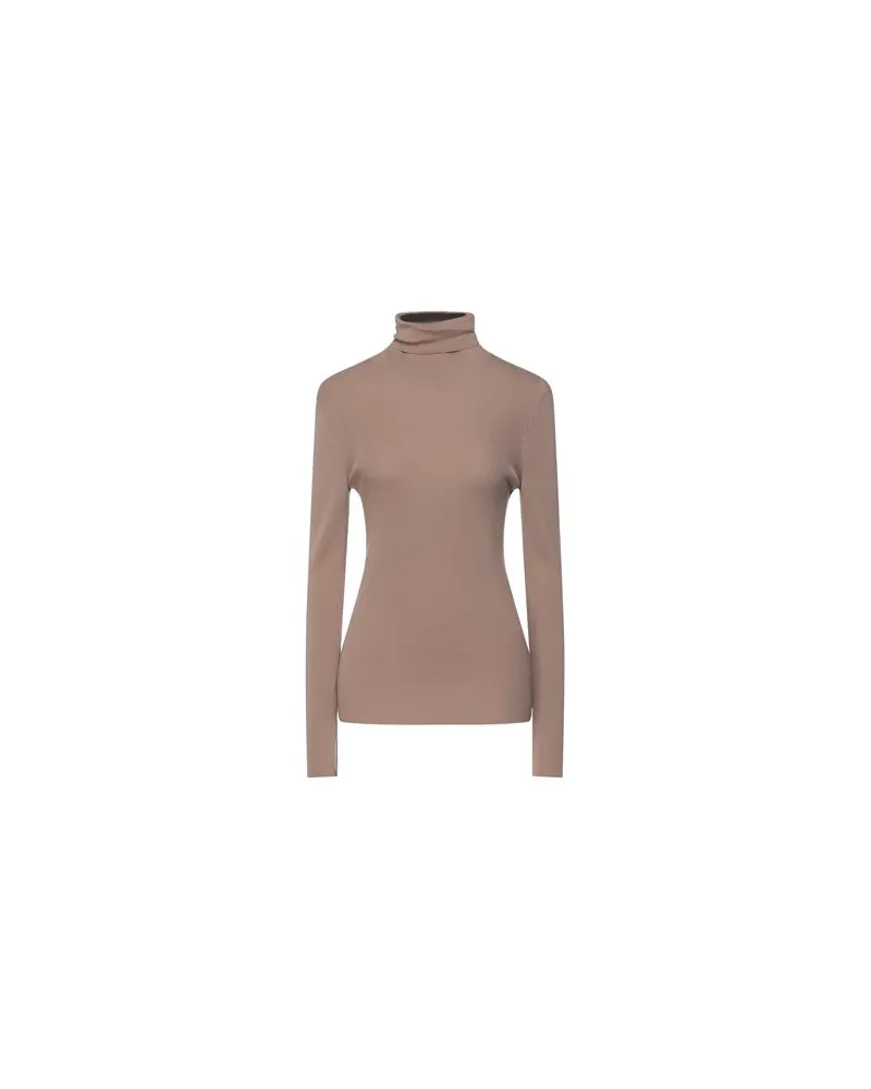 Max Mara STRICKWAREN - Rollkragenpulloverauf YOOX.COM Hellbraun