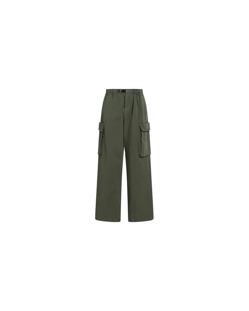 PLAN C HOSEN & RÖCKE - Hosenauf YOOX.COM Militärgrün