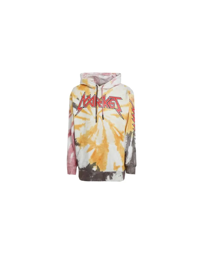 Market IRON  TIE-DYE HOODIE  - IRON MARKET TIE-DYE HOODIE - TOPS - Sweatshirtsauf YOOX.COM Elfenbein