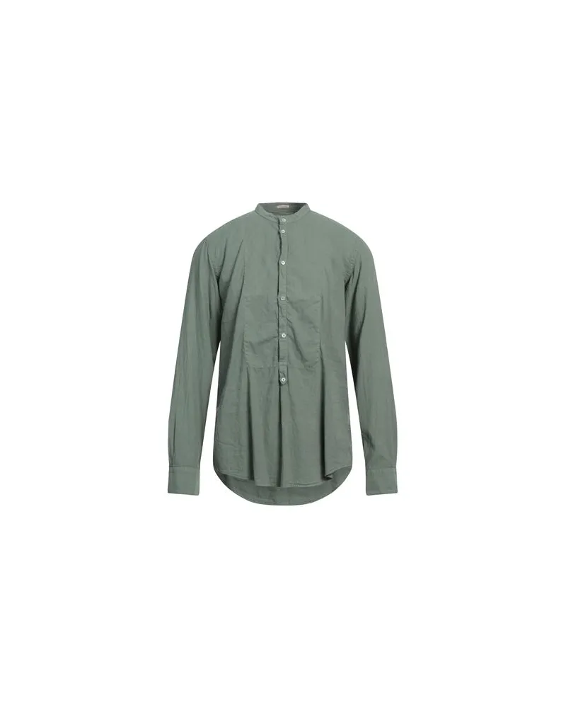 Massimo Alba TOPS - Hemdenauf YOOX.COM Salbeigrün