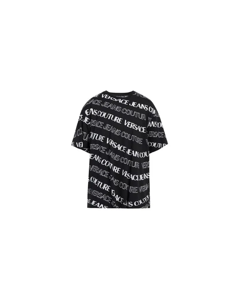 Versace Jeans TOPS - T-shirtsauf YOOX.COM Schwarz