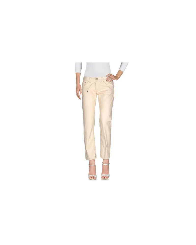 Dondup HOSEN & RÖCKE - Jeanshosenauf YOOX.COM Cremeweiß