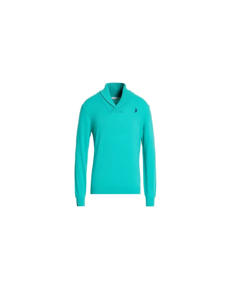 U.S. Polo Assn.  STRICKWAREN - Pulloverauf YOOX.COM Tūrkis