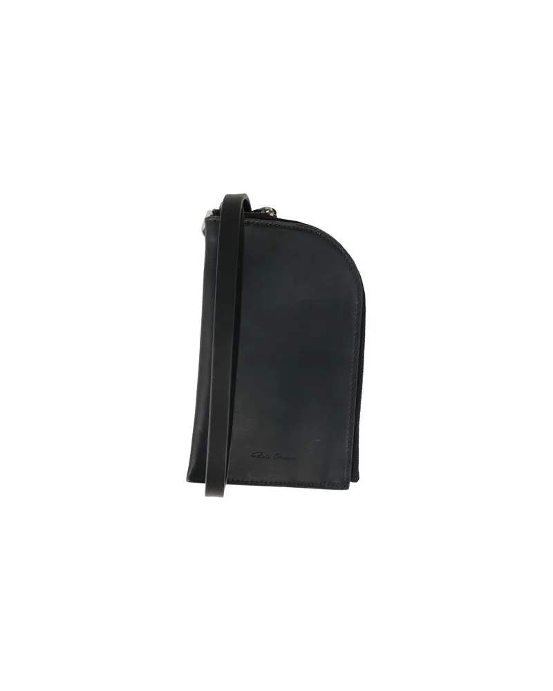 Rick Owens Kleinlederwaren - Portemonnaies mit Tragriemenauf YOOX.COM Schwarz