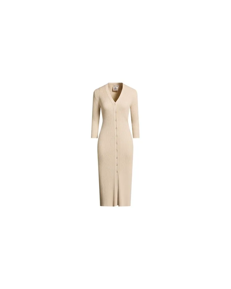 Semicouture KLEIDER - Midi-Kleiderauf YOOX.COM Beige
