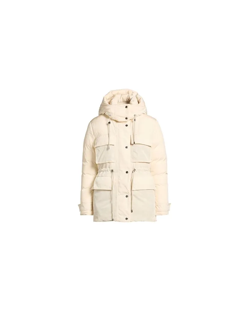 MOORER JACKEN & MÄNTEL - Pufferjacken & Daunenjackenauf YOOX.COM Cremeweiß