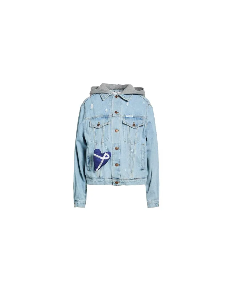 Forte Couture JACKEN & MÄNTEL - Jeansjacken/Mäntelauf YOOX.COM Blau