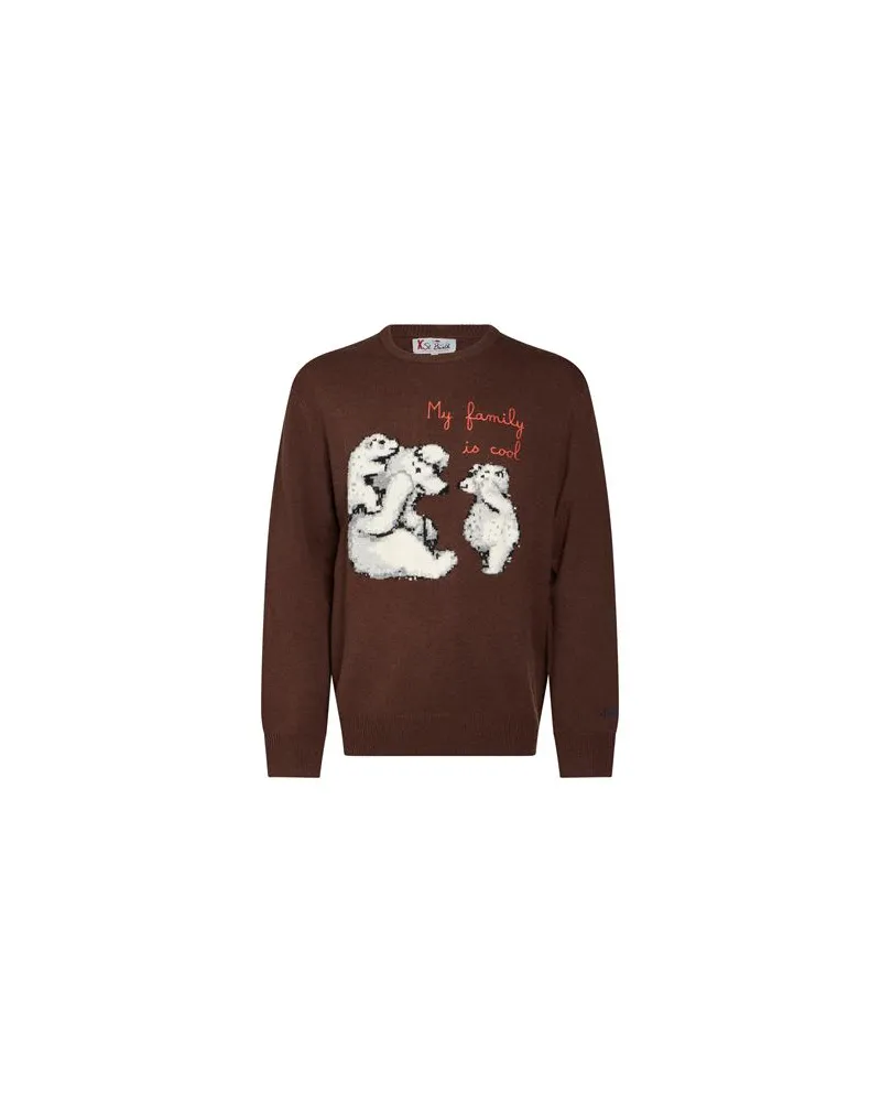 MC2 Saint Barth APRÈS-SKI COLLECTION - STRICKWAREN - Pulloverauf YOOX.COM Braun