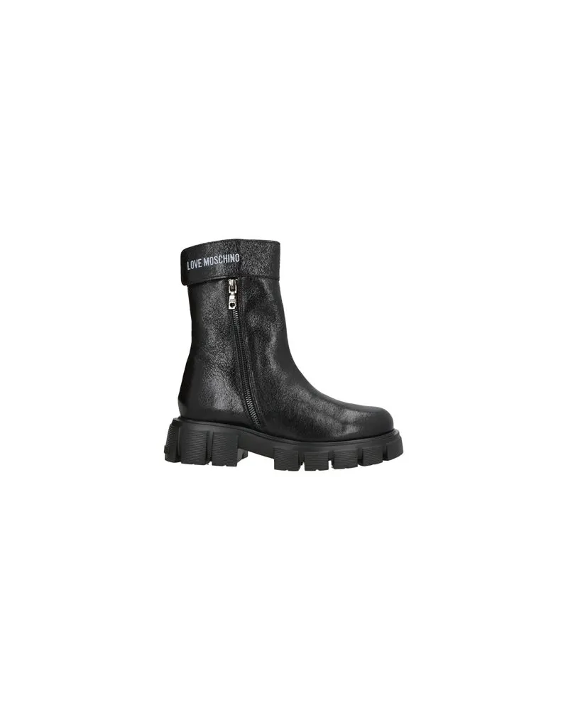 Moschino SCHUHE - Stiefelettenauf YOOX.COM Schwarz