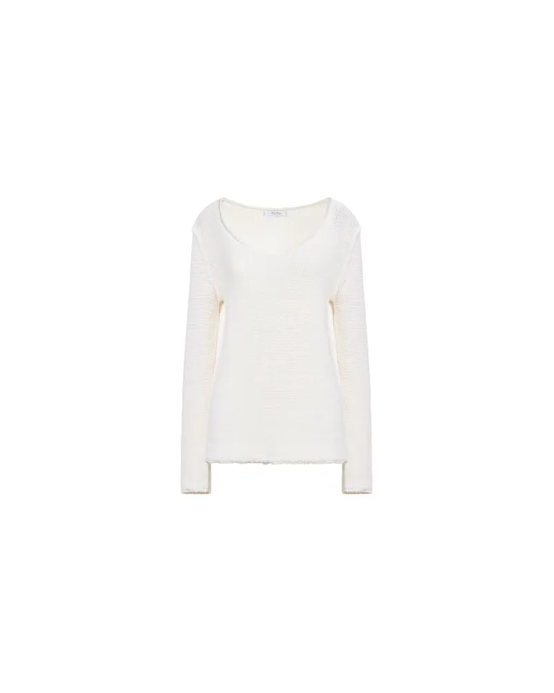 Max Mara STRICKWAREN - Pulloverauf YOOX.COM Cremeweiß
