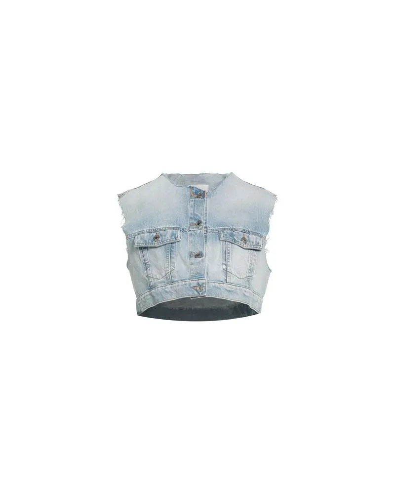 VICOLO JACKEN & MÄNTEL - Jeansjacken/Mäntelauf YOOX.COM Blau