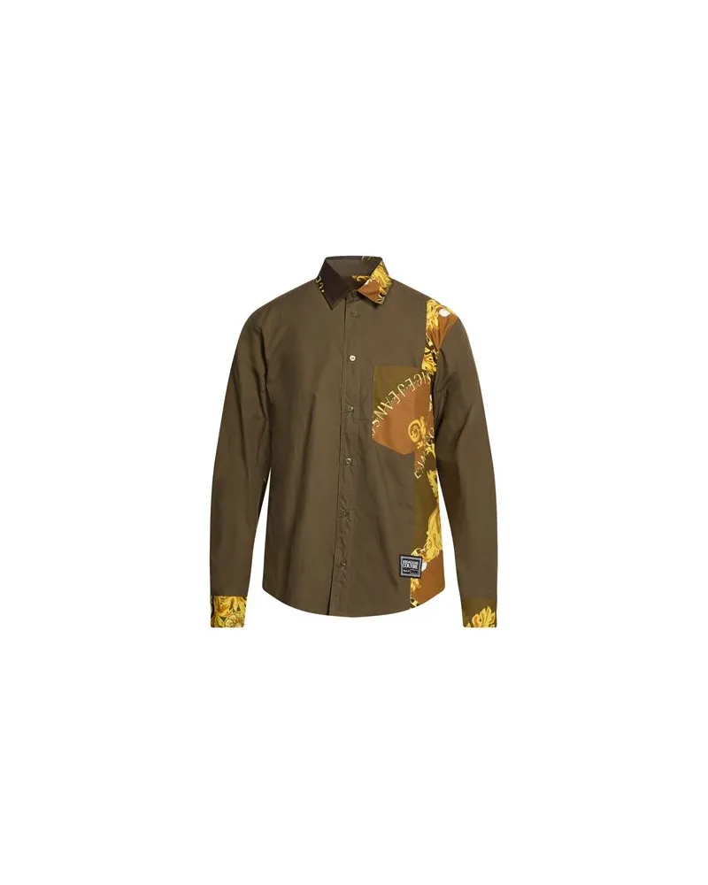 Versace Jeans TOPS - Hemdenauf YOOX.COM Militärgrün