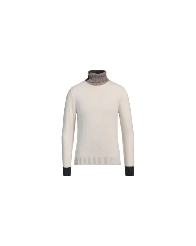 Alpha Studio STRICKWAREN - Rollkragenpulloverauf YOOX.COM Elfenbein