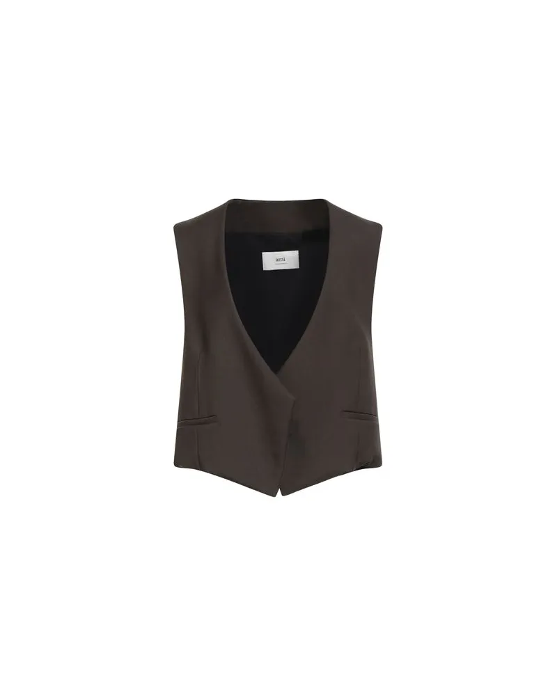 AMI Paris ANZÜGE und CO-ORDS - Couture-Westenauf YOOX.COM Dunkelbraun
