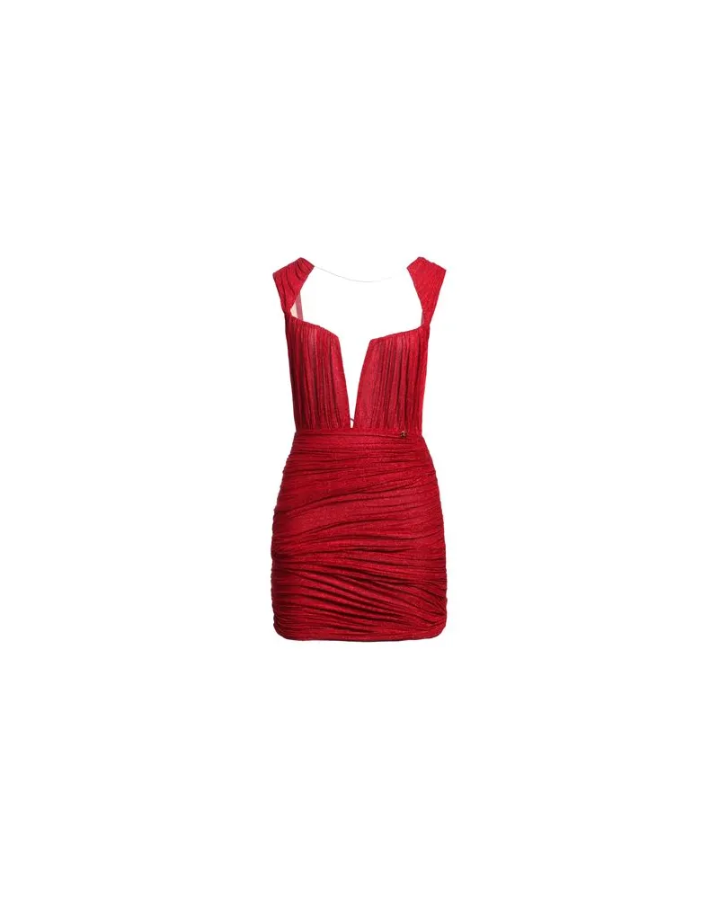 Elisabetta Franchi KLEIDER - Mini-Kleiderauf YOOX.COM Rot
