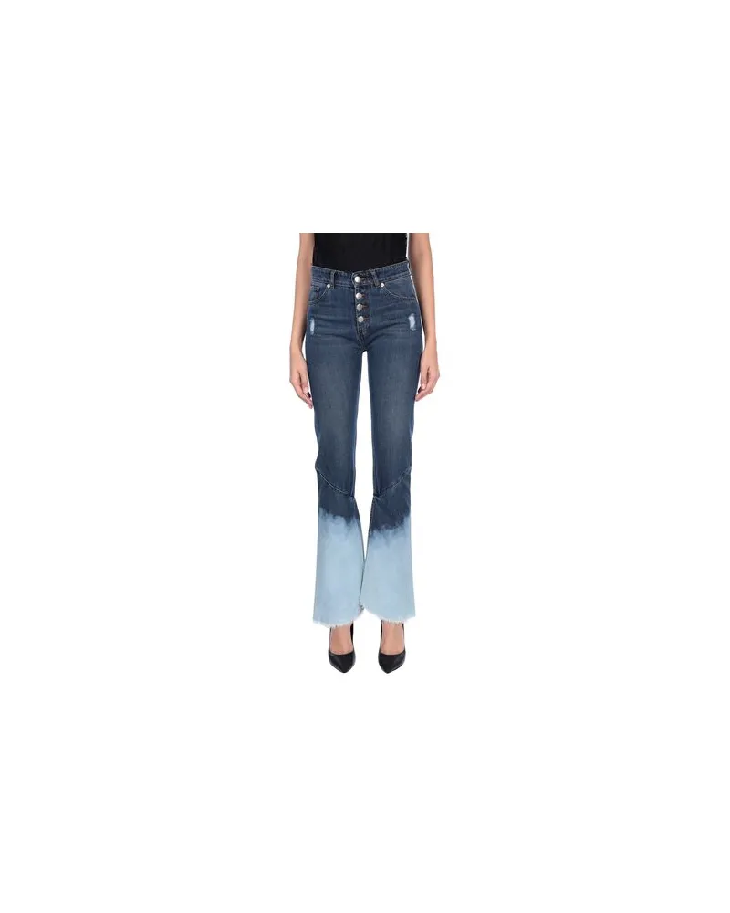 EACH OTHER HOSEN & RÖCKE - Jeanshosenauf YOOX.COM Blau