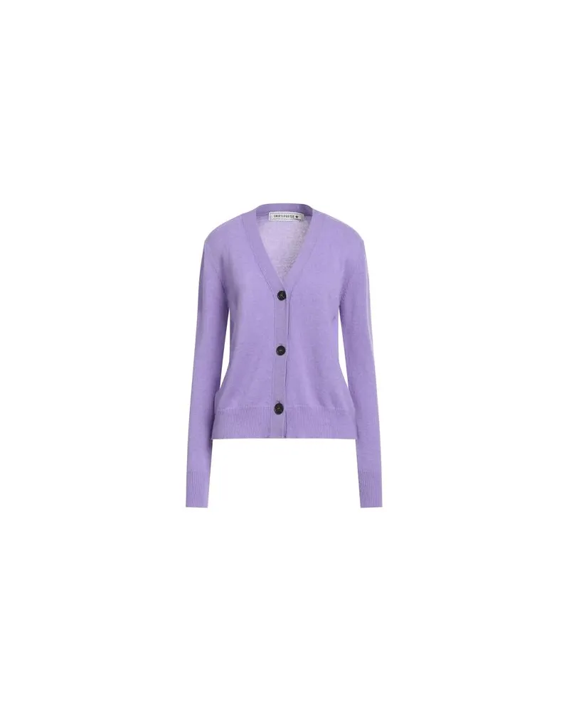 SHIRTAPORTER STRICKWAREN - Strickjackenauf YOOX.COM Lila