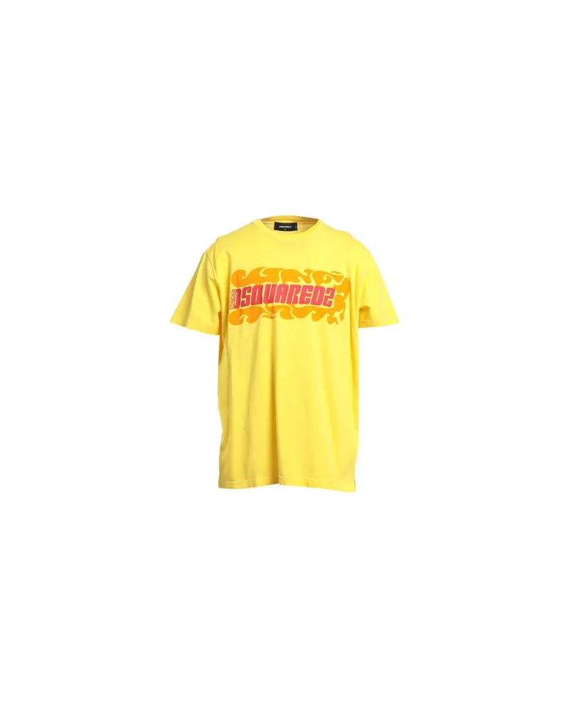Dsquared2 TOPS - T-shirtsauf YOOX.COM Gelb