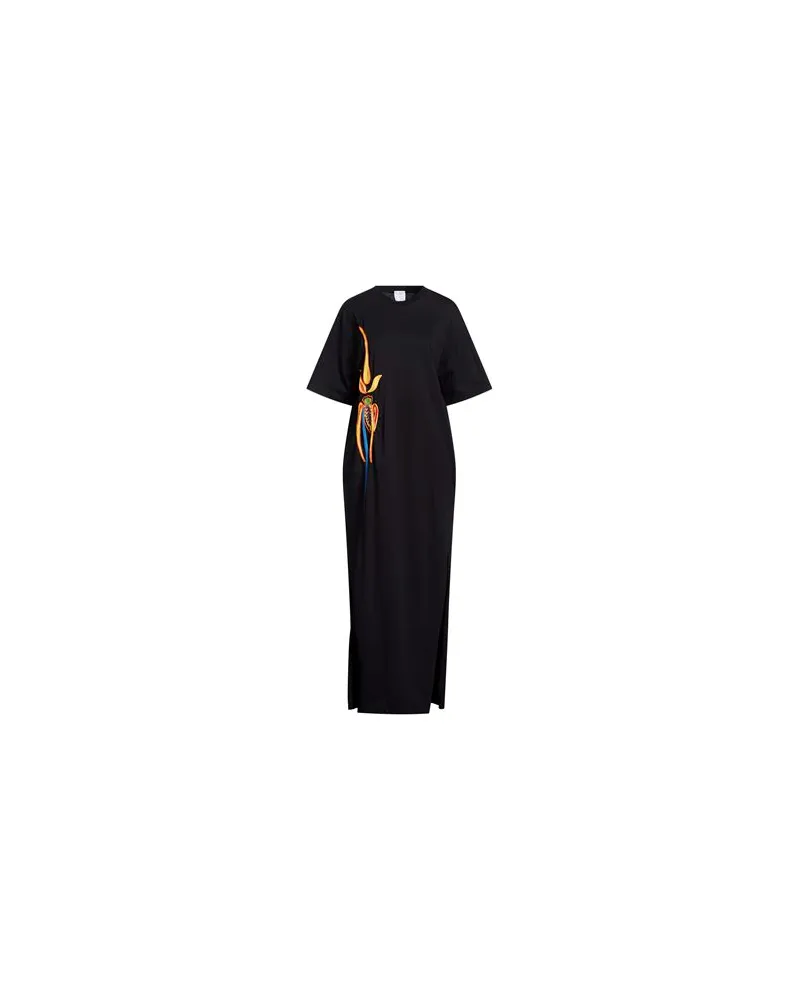 Stella Jean KLEIDER - Maxi-Kleiderauf YOOX.COM Schwarz