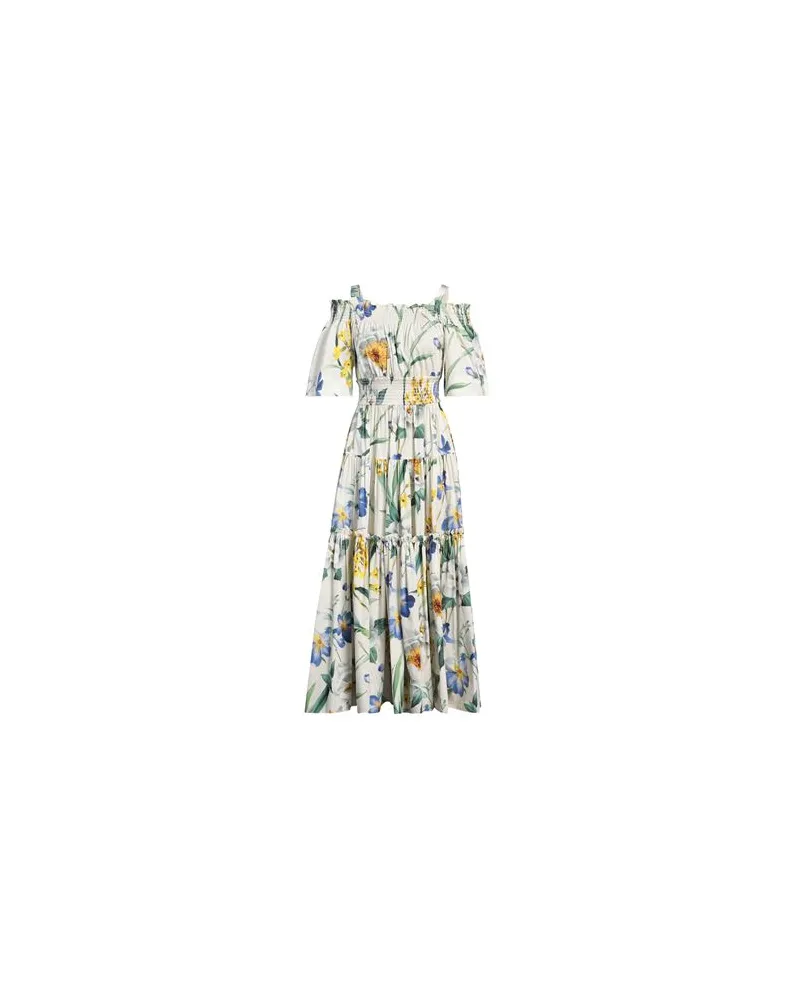 Dolce & Gabbana KLEIDER - Maxi-Kleiderauf YOOX.COM Elfenbein