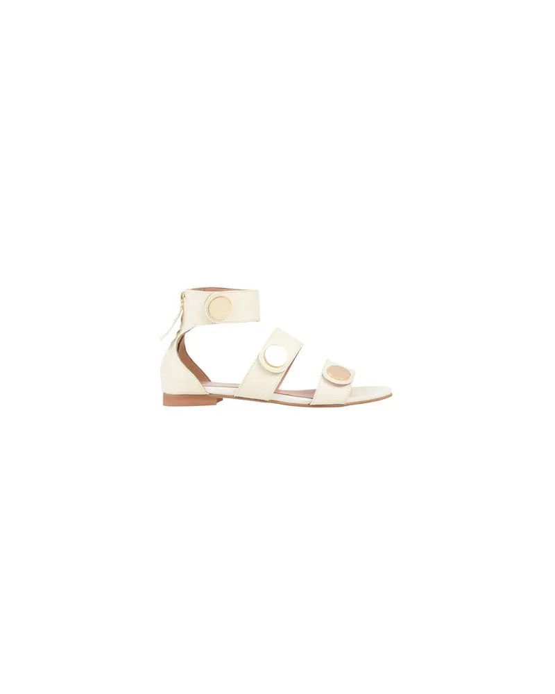 Twin-Set SCHUHE - Sandalenauf YOOX.COM Elfenbein