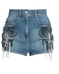 Elisabetta Franchi Jeansshorts Blau