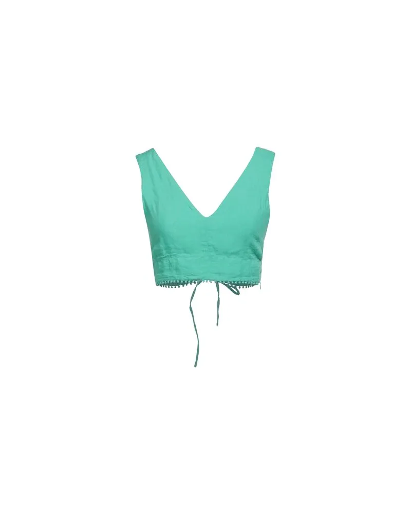120% Lino TOPS - Topsauf YOOX.COM Grün