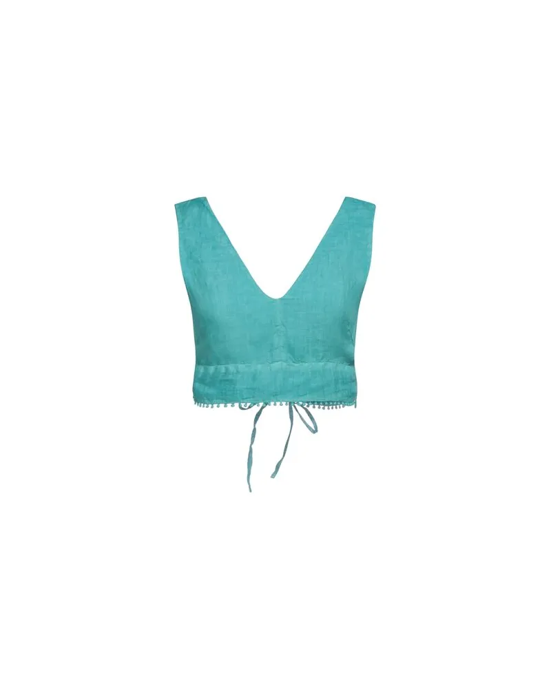 120% Lino TOPS - Topsauf YOOX.COM Smaragdgrün