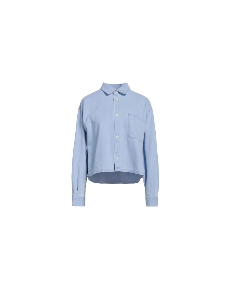 A.P.C. TOPS - Hemdenauf YOOX.COM Hellblau