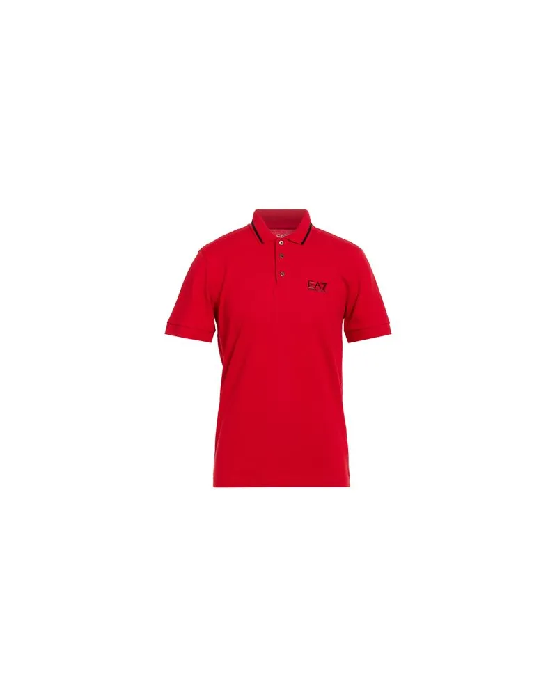 EA7 TOPS - Poloshirtsauf YOOX.COM Rot