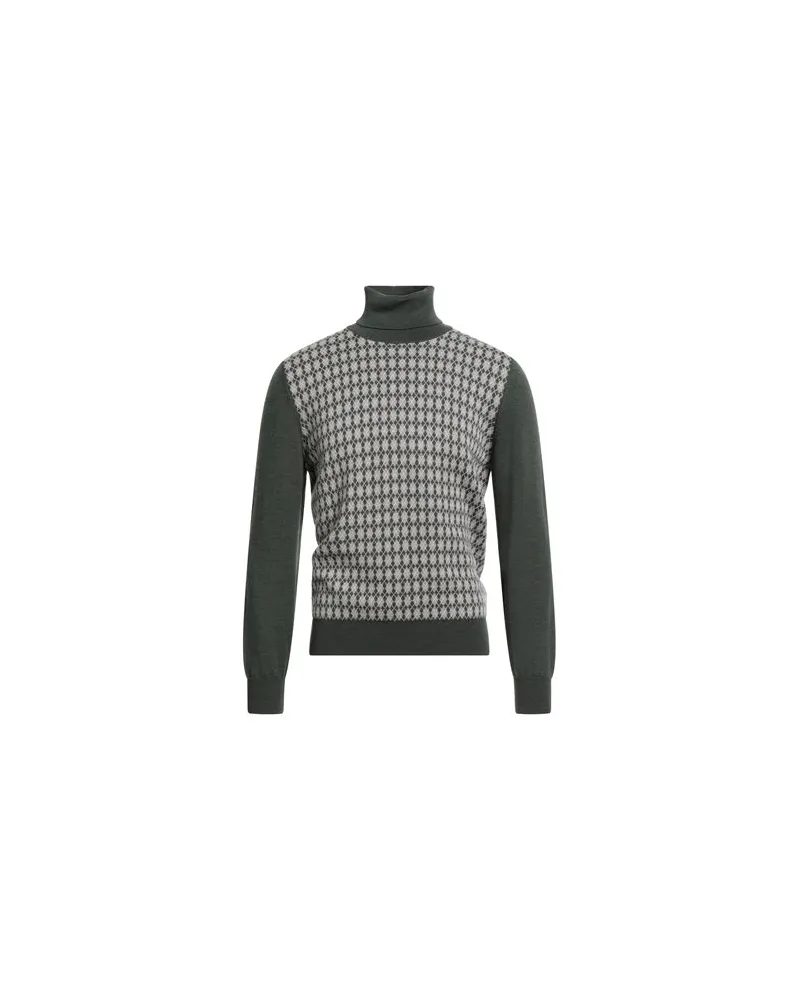 Canali STRICKWAREN - Rollkragenpulloverauf YOOX.COM Militärgrün
