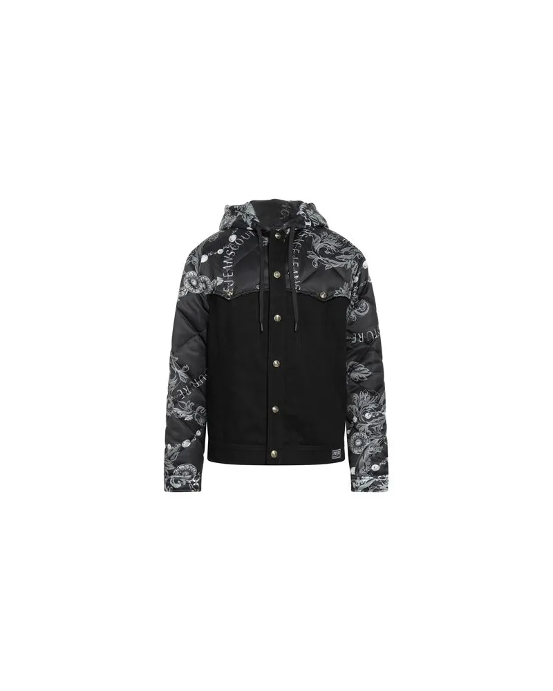Versace Jeans JACKEN & MÄNTEL - Jacken und Anoraksauf YOOX.COM Schwarz