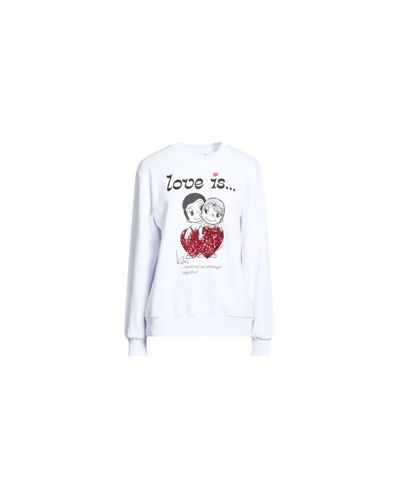 Gaëlle Bonheur LOVE IS... BY  - TOPS - Sweatshirtsauf YOOX.COM Weiß