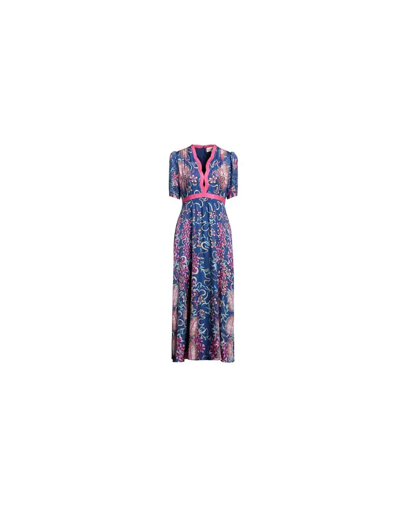 Saloni KLEIDER - Maxi-Kleiderauf YOOX.COM Blau