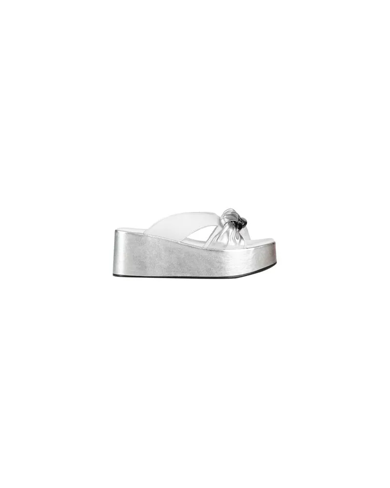 CAFèNOIR  SCHUHE - Sandalenauf YOOX.COM Silber