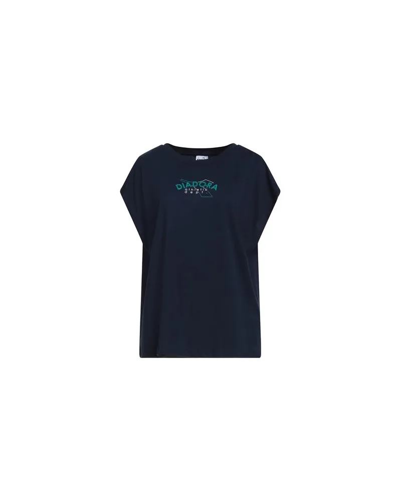 Diadora TOPS - T-shirtsauf YOOX.COM Marineblau