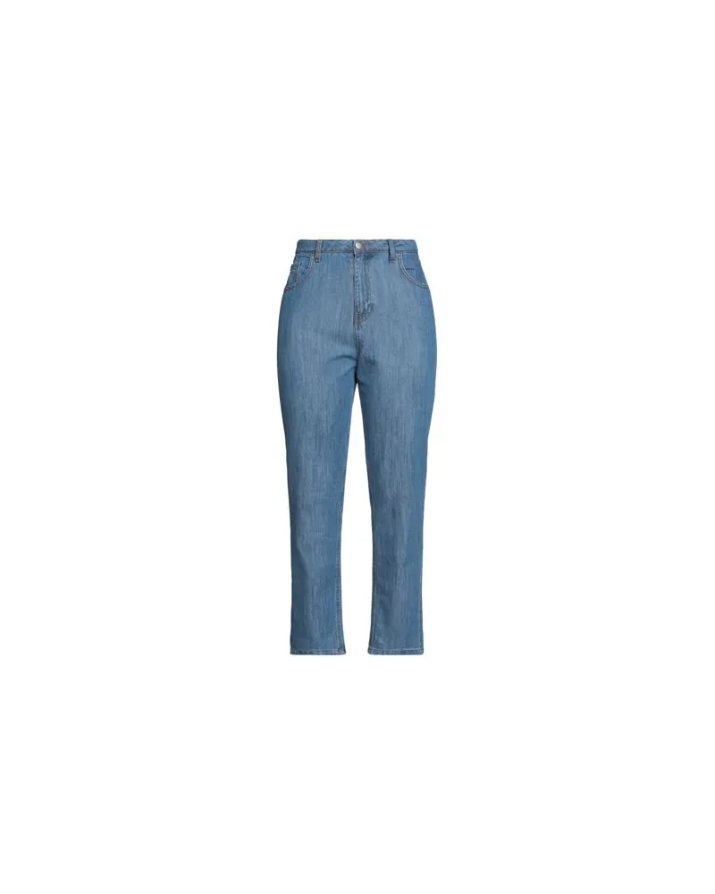 KONTATTO HOSEN & RÖCKE - Jeanshosenauf YOOX.COM Blau
