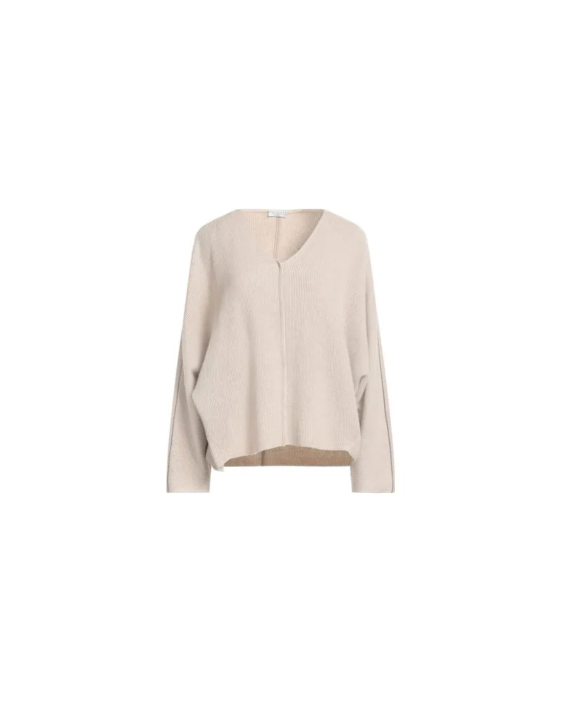 Brunello Cucinelli STRICKWAREN - Pulloverauf YOOX.COM Beige