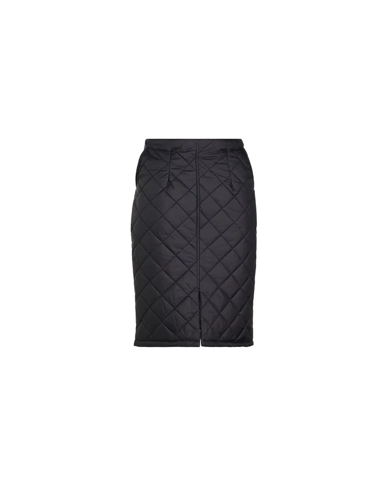8 by Yoox RECYCLED POLY QUILTED SKIRT   - HOSEN & RÖCKE - Midi-Röckeauf YOOX.COM Schwarz