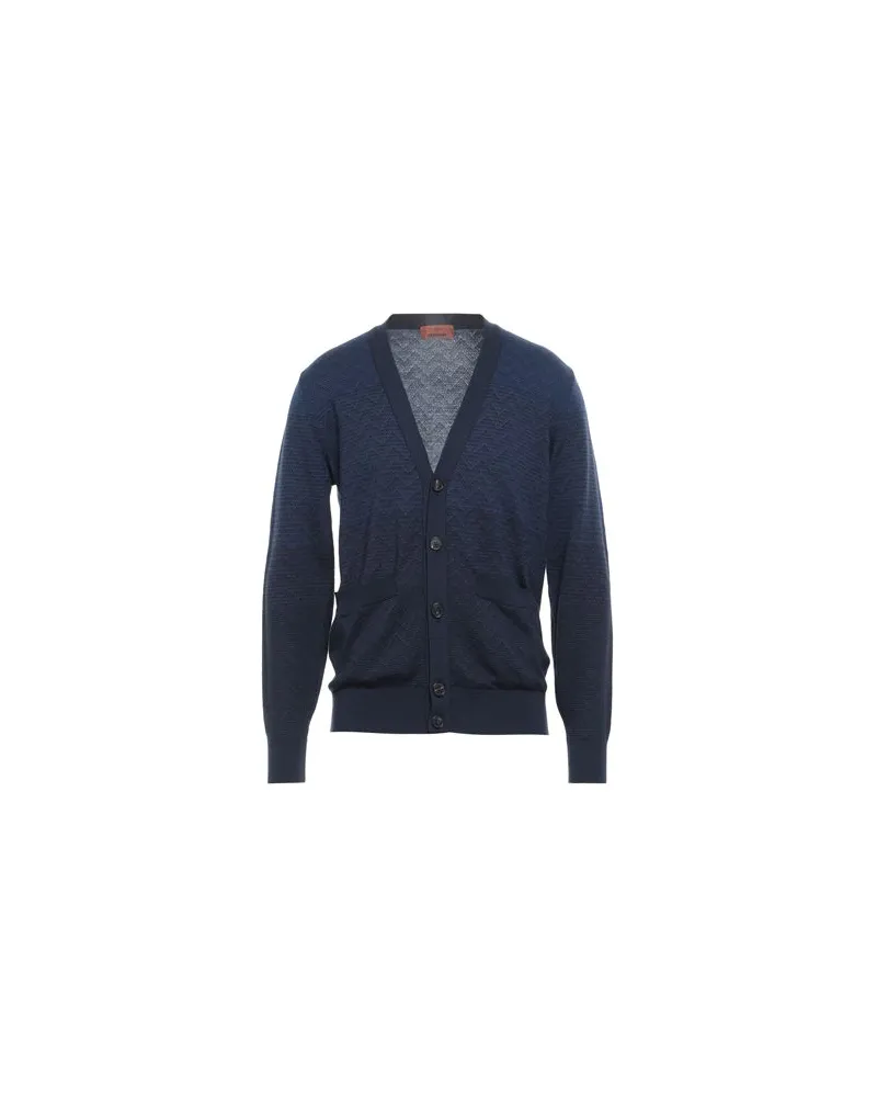 Missoni STRICKWAREN - Strickjackenauf YOOX.COM Marineblau